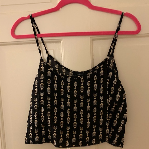 Patterned crop top - Picture 2 of 3